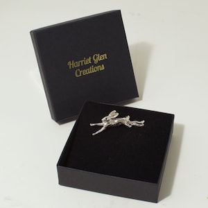 Running Hare Brooch