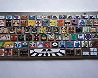 Legend of Zelda: Villains keyboard decal sticker set (for Apple Mac)