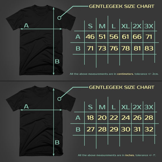 Lord Of The Rings Size Chart