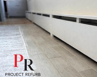 Cubierta de radiador de madera personalizada