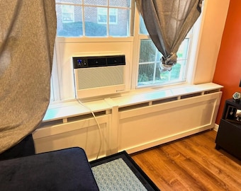 Cubierta de radiador de madera personalizada