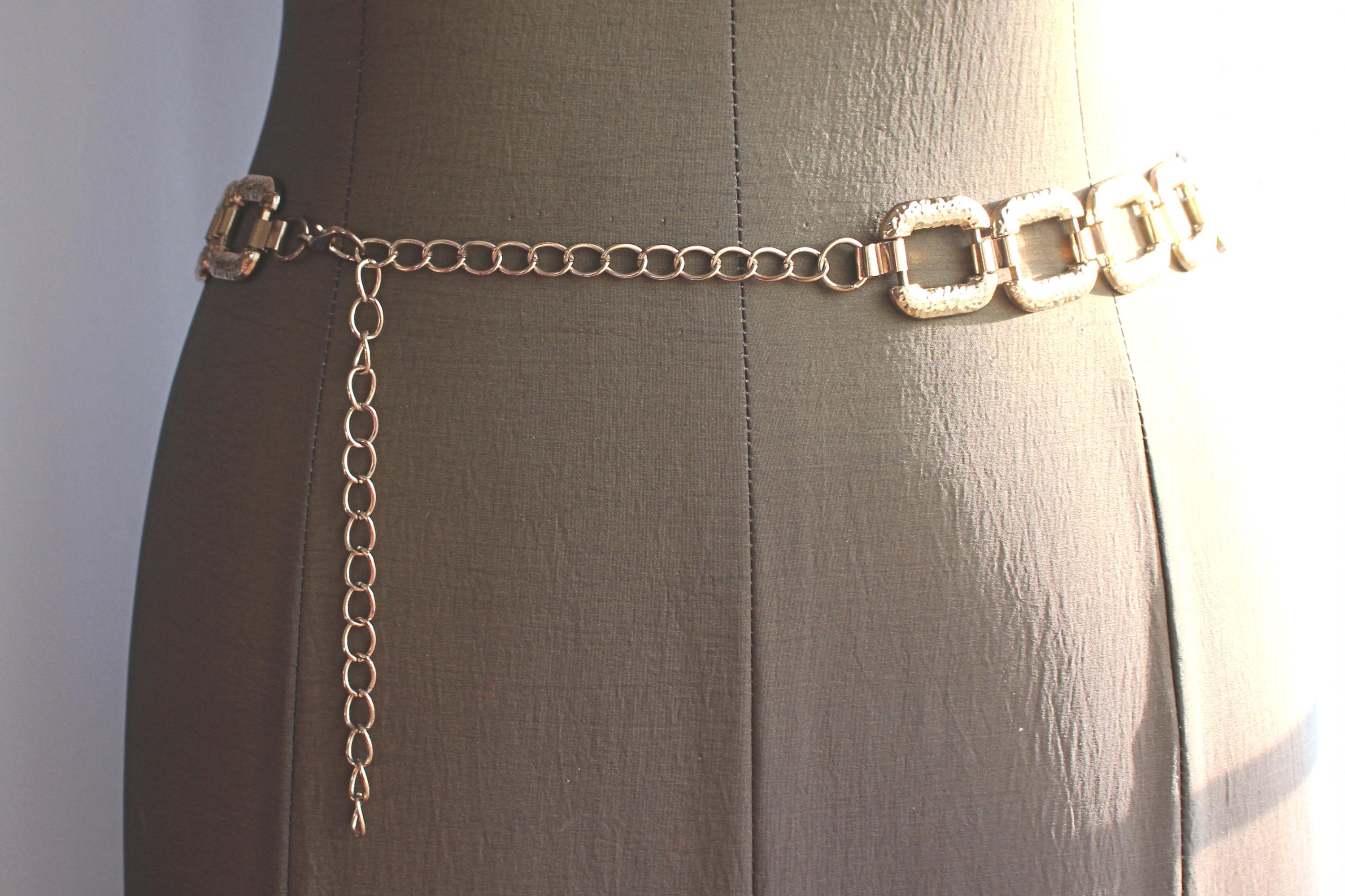 Square Link Belt - Etsy