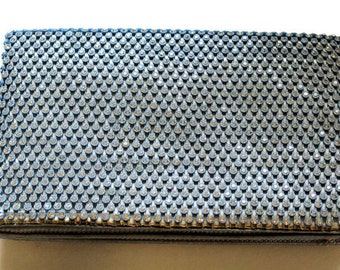 Powder blue clutch, Rhinestone clutch, Blue Clutch, Evening clutch, Evening purse, Wedding clutch, prom clutch, bridal clutch, clutches
