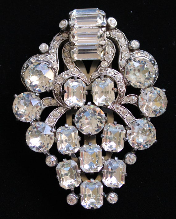 Eisenberg Original Huge Sparkling Ice Rhinestone … - image 1