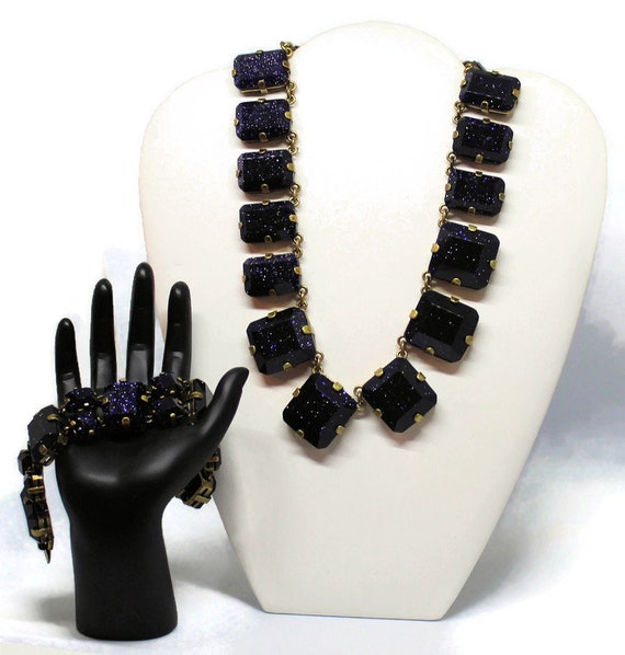 Vintage Murano Glass, Venetian Bead Necklace And … - image 3