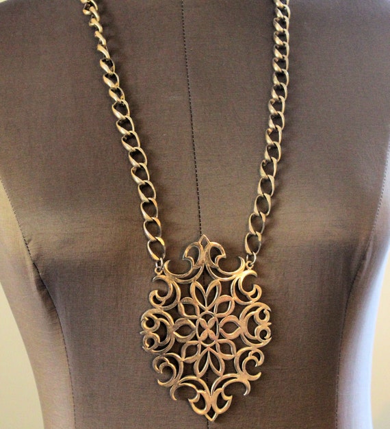 Pauline Trigere Neckalce Vintage 1960's Massive S… - image 1