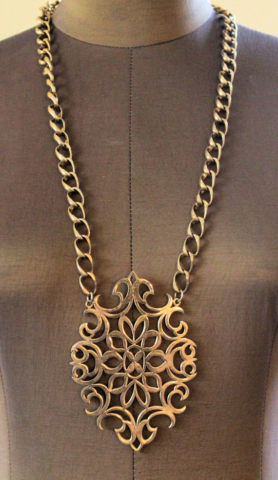 Pauline Trigere Neckalce Vintage 1960's Massive S… - image 3