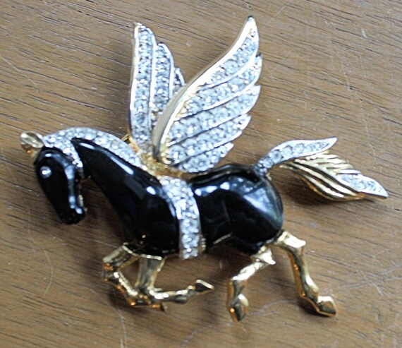 KJL Kenneth Jay Lane Renaissance Mythical Pegasus… - image 2