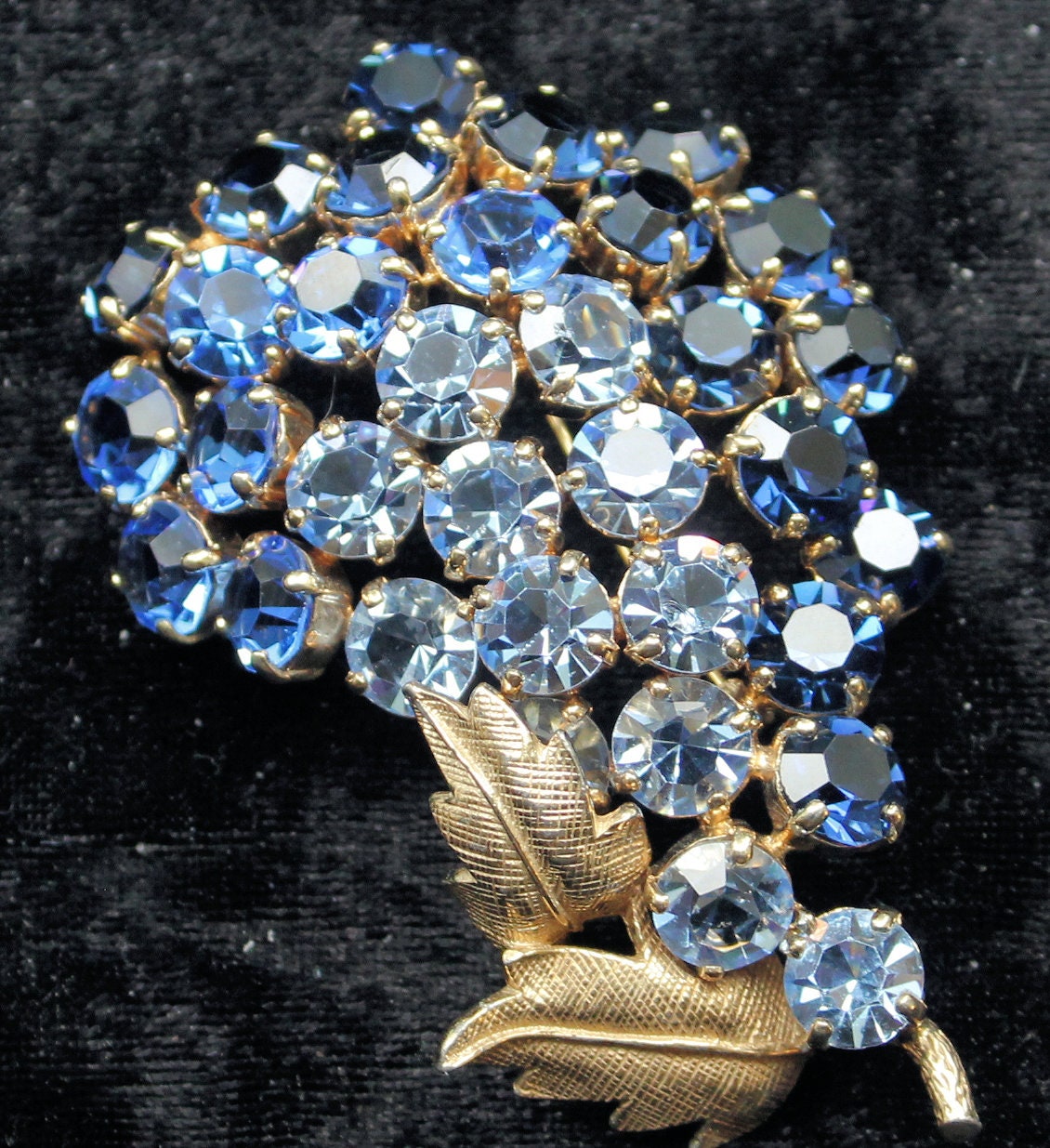 2025年レディースファッション福袋 Alice 1950 Vintage Spectacular Caviness Brooch Flower Blue アクセサリー