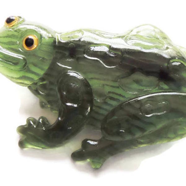 Frog Brooch/Pin Vintage 1940 Lucite  RESERVED