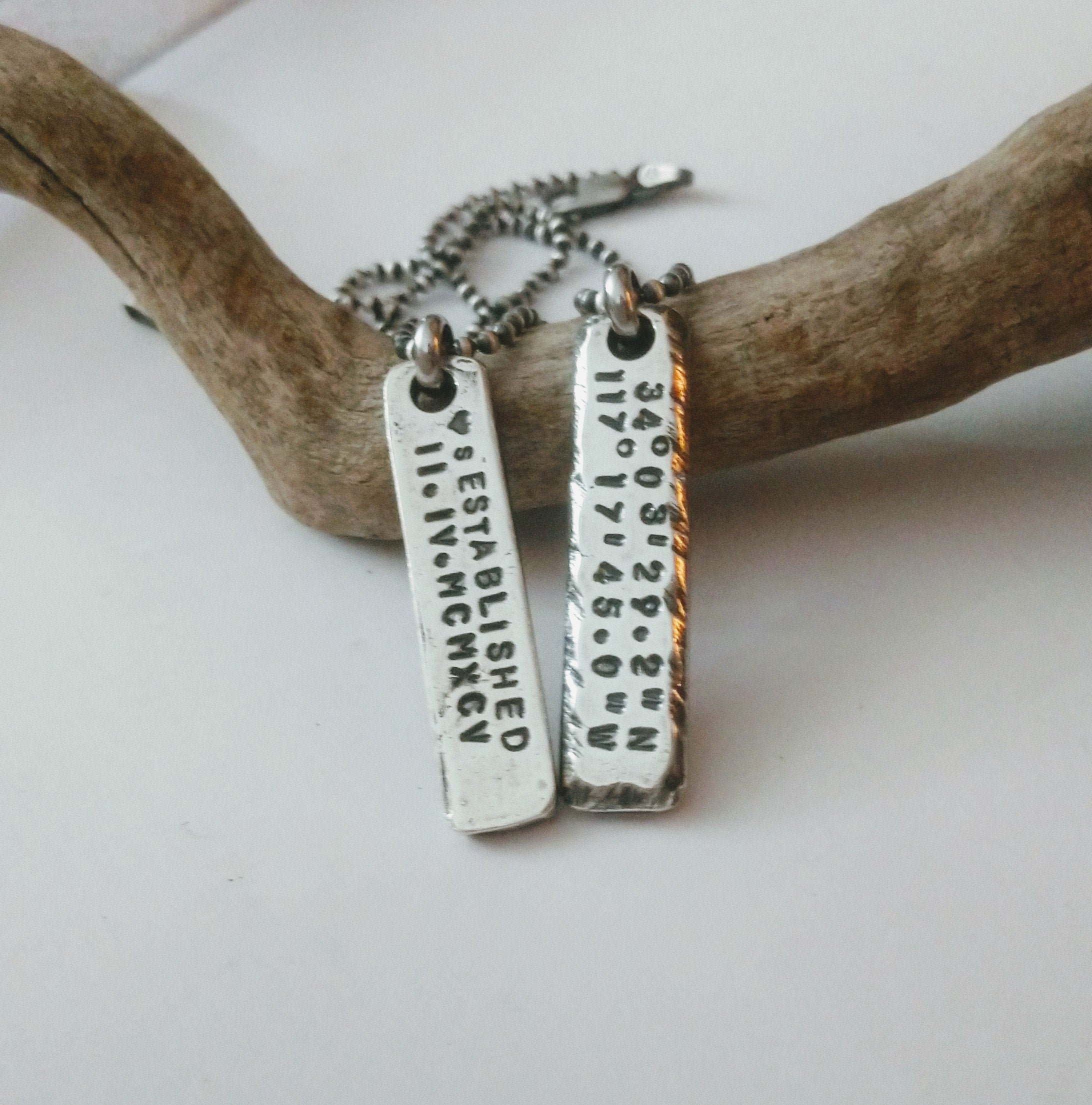 Anniversary Gift for Him and Her Couples Necklace Set Etsy