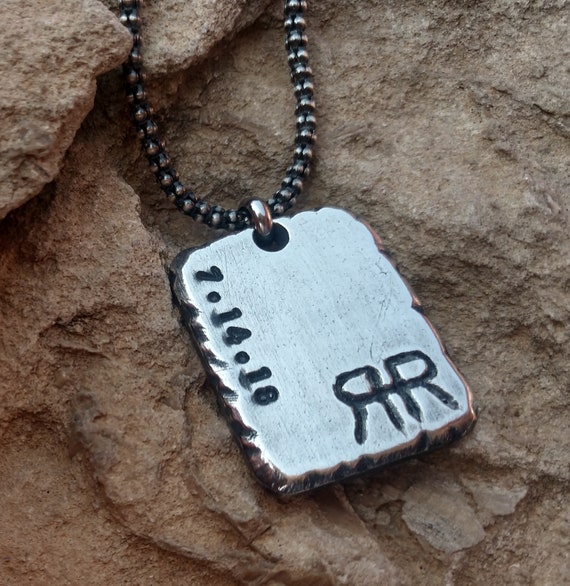 Brand Earring Necklace Set Sterling Silver Cattle Brand Handmade Ranch Brand Custom Brand Custom Design Family Brand Gold
