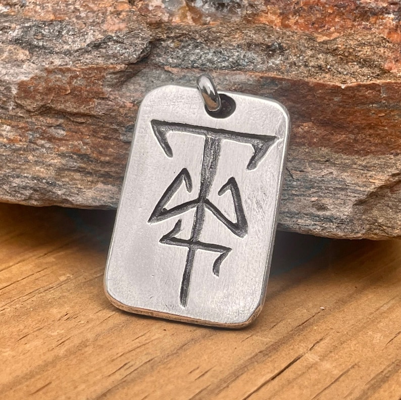 Mens Custom Artwork Pendant Hand Carved Drawing Logo Actual Handwriting Pendant Sterling Silver Necklace Masculine Meaningful Gifts Him image 9