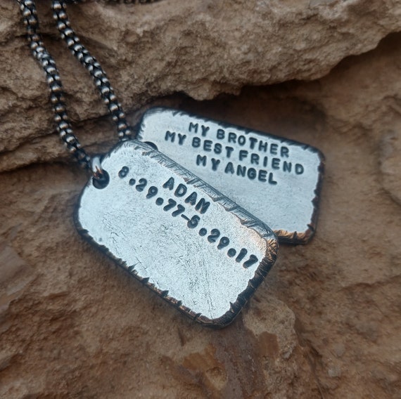 costume dog tag necklace