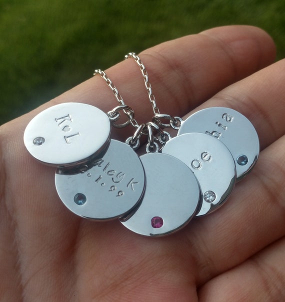 etsy mothers birthstone necklace