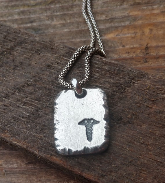 medical alert dog tag necklace