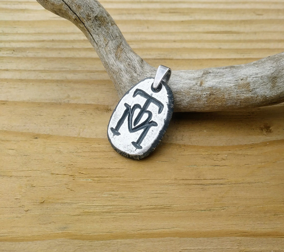 Nativo América Indio joyería colgante de plata de ley para Etsy