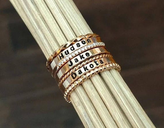 rose gold rings for kids