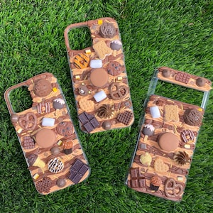 Chocolate Sweets Case - Phone Case - Kawaii Decoden Phone Case