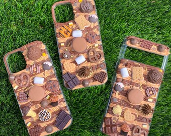 Chocolate Sweets Case - Phone Case - Kawaii Decoden Phone Case