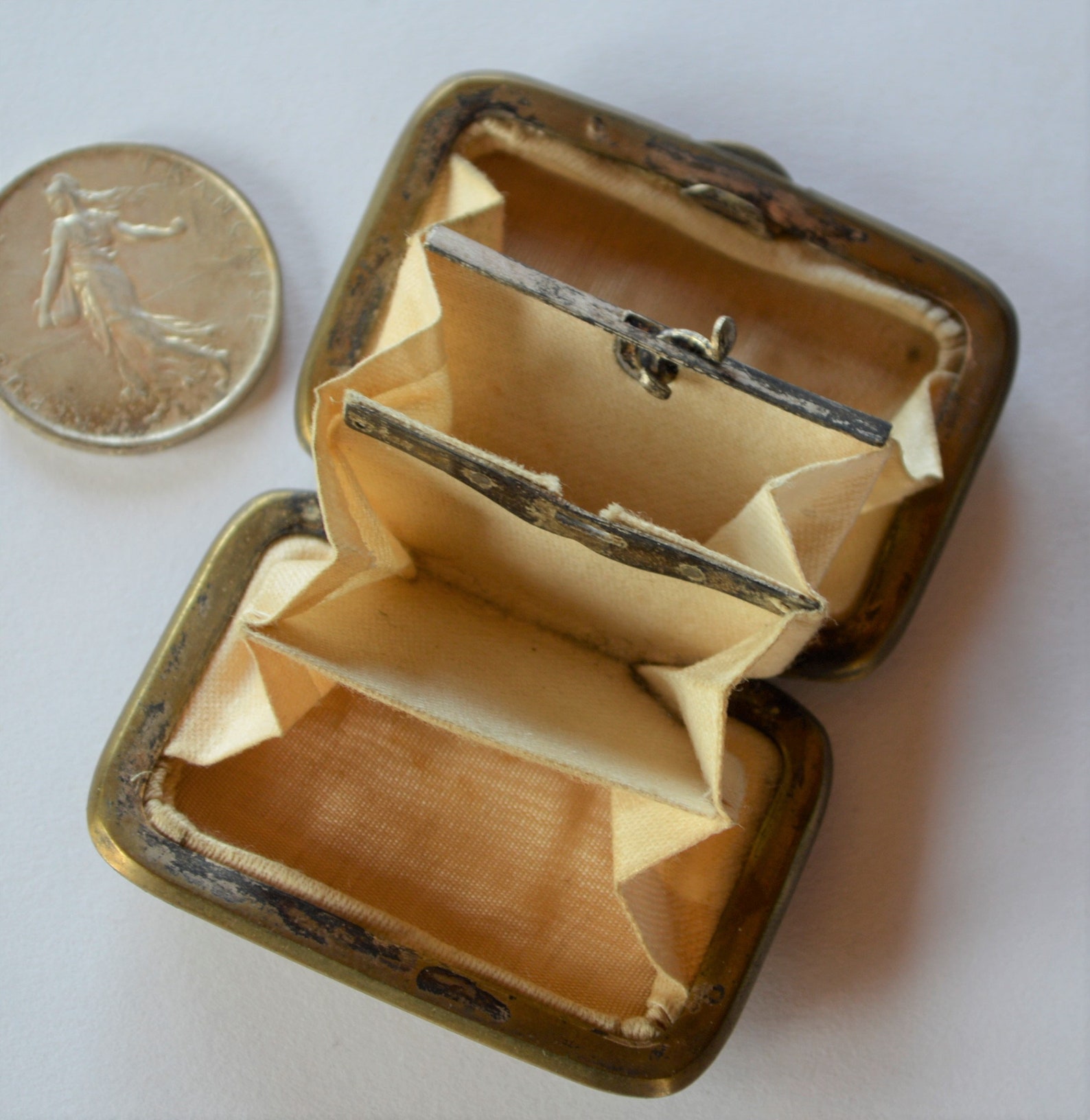 Antique Mother of Pearl Coin Purse French First Communion Etsy