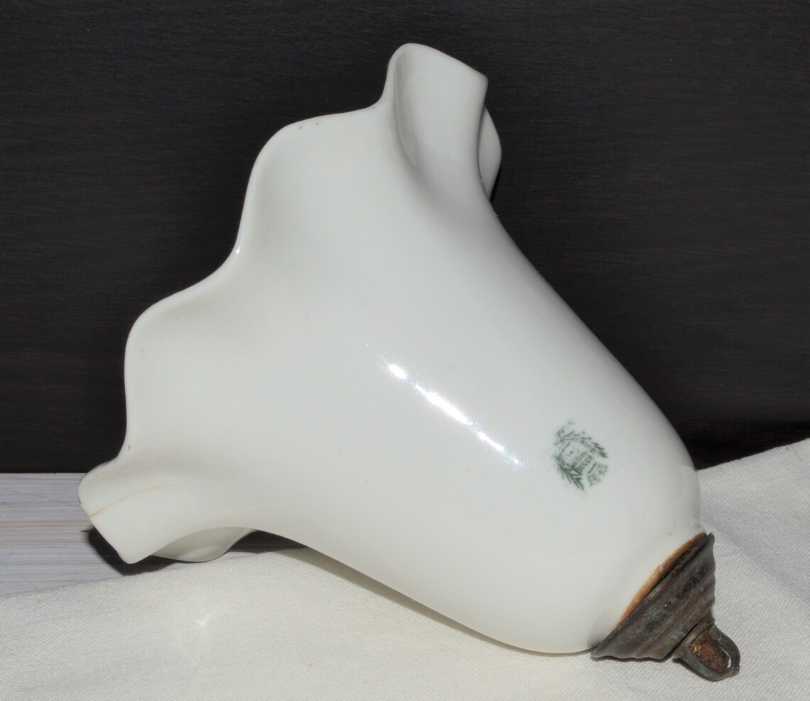 Vintage Porcelain Candle Snuffer Rare Antique French Large Etsy