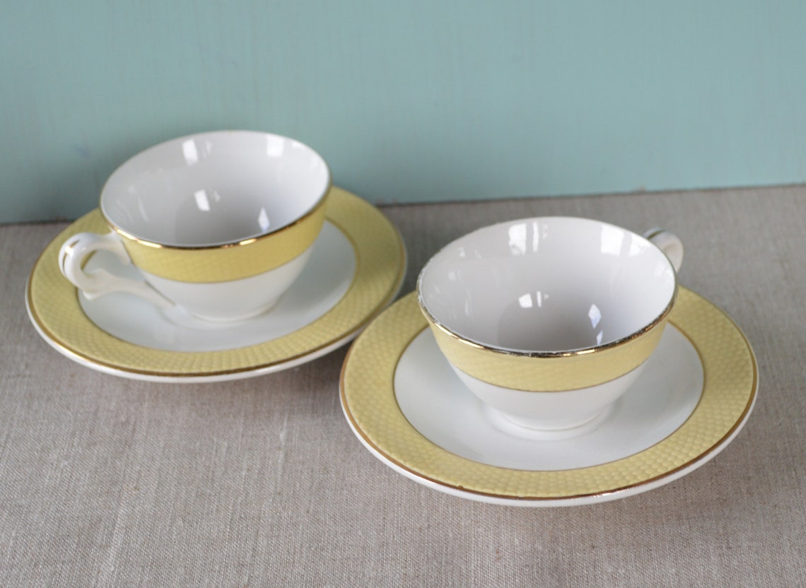 Vintage French Coffee Set 18 Pieces St Amand Pereylor Etsy