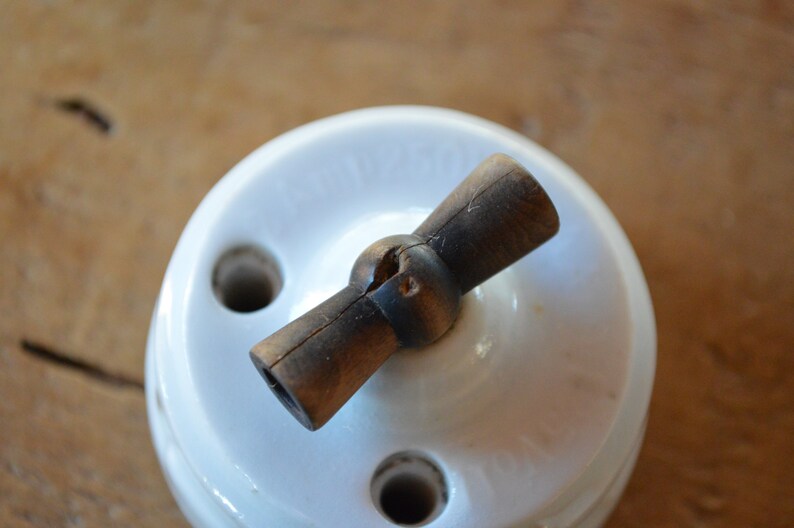 Antique Porcelain Light Switch French Vintage Ceramic and Etsy