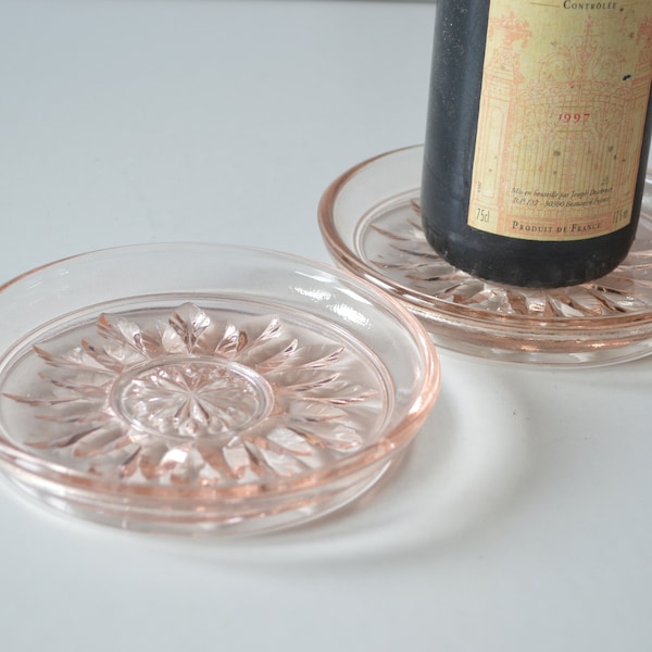 Wine Glass Coaster Etsy