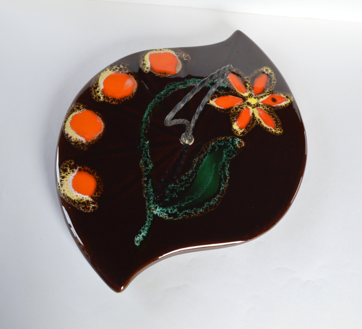 Mi-20Ème Siècle Vallauris Ceramic Cheese Plater - Français Vintage Serve Dish Retro Dining & Serving