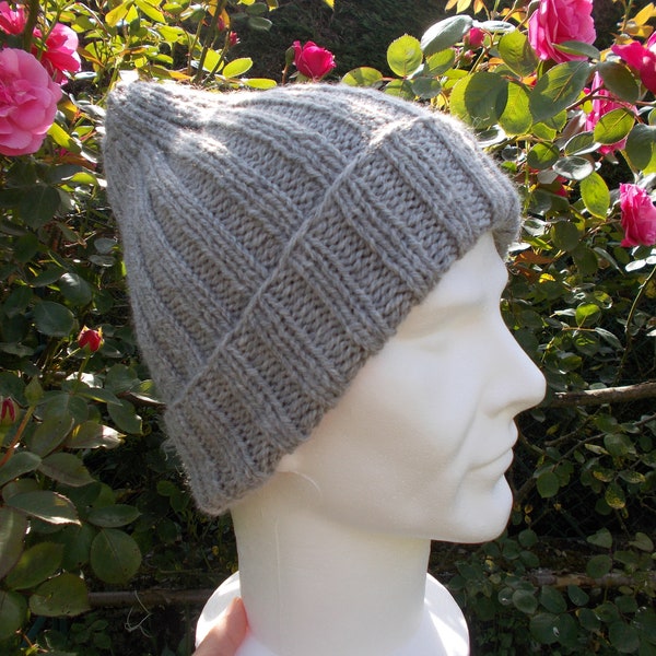 Bonnet homme gris