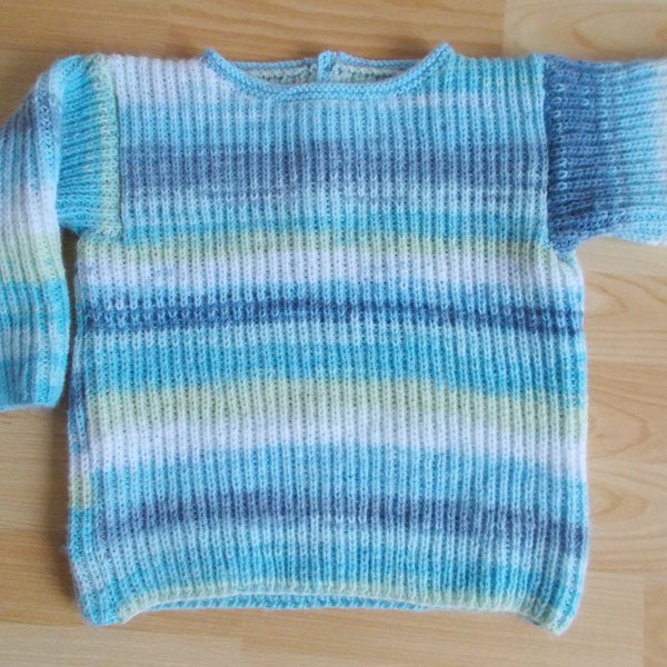 Pull en cotes anglaises 3 ans