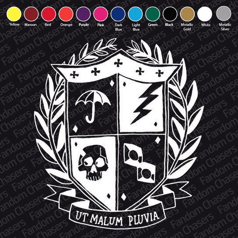 The Umbrella Academy Decal Crest Bumper Sticker Unique Etsy