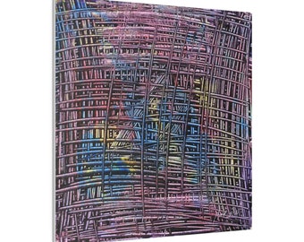 Star of David Canvas Print, Jewish Art from Israel