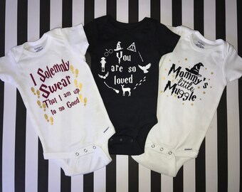 harry potter baby onesie
