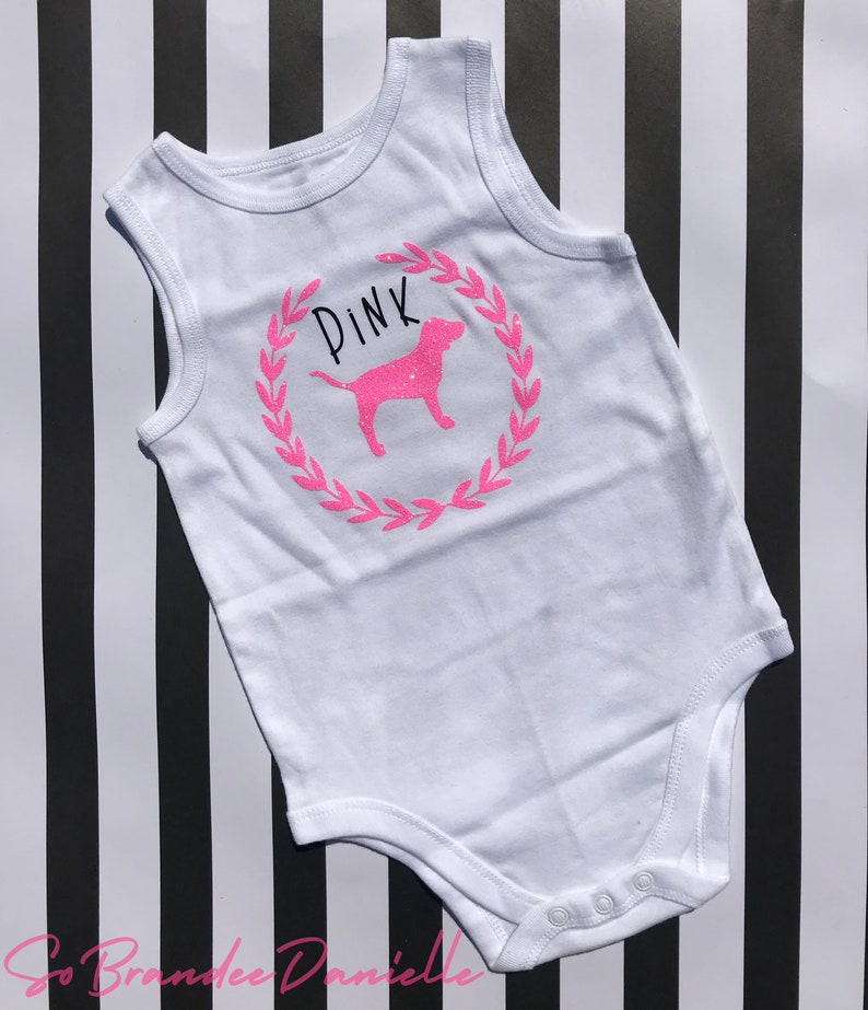 VS PINK Inspired Pink Baby Etsy