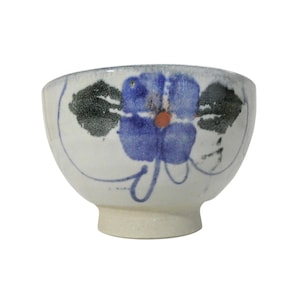 Healy Pottery Ireland Small Bowl – Blue Floral Stoneware Irish Studio Ceramics