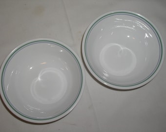 Set of 2 Corning Corelle COUNTRY COTTAGE Pattern 6-1/4&quot; Soup / Cereal Bowls