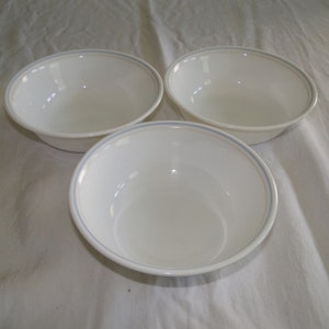 Veel van 3 Corning Corelle SEA AND SAND-patroon 6-1/4&quot; soep-/graankommen