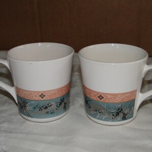 Set of 2 Corning Corelle MESA VERDE Pattern Coffee Cups