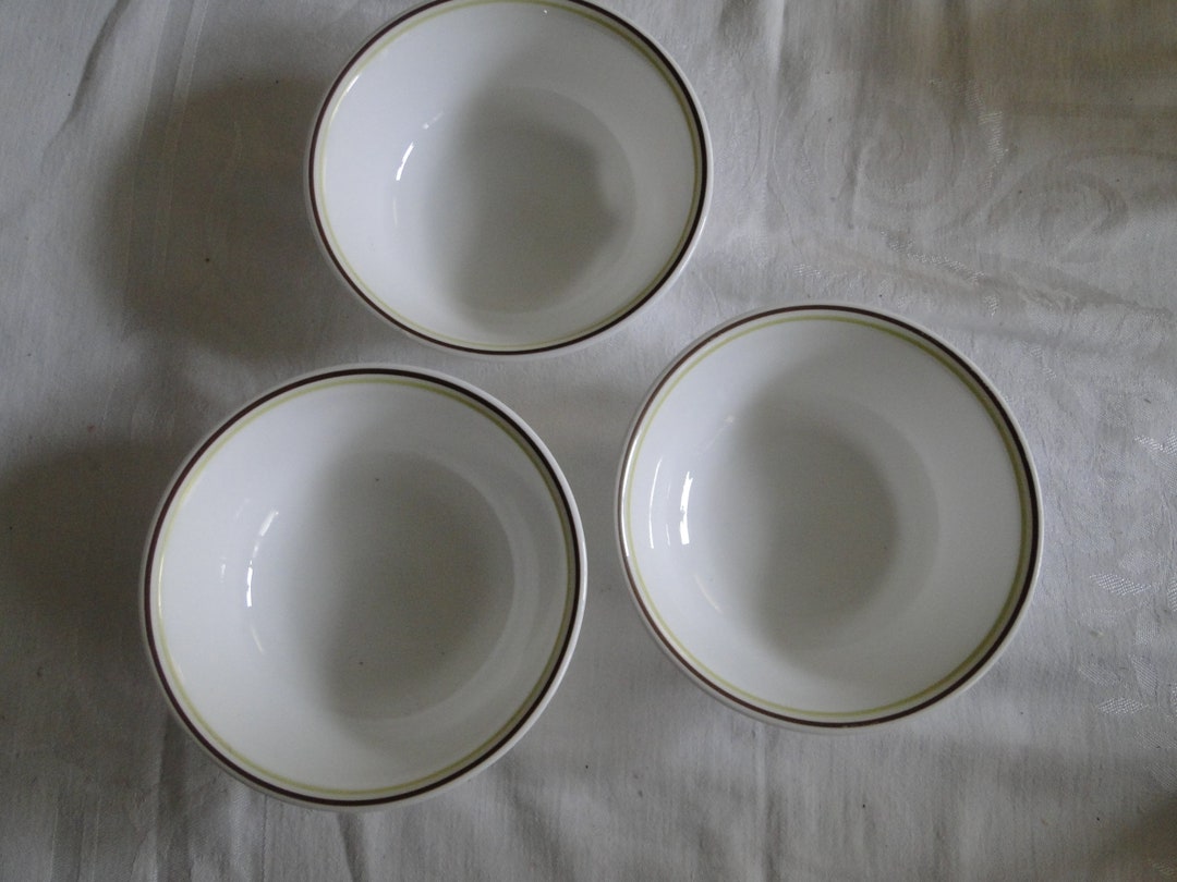 Lot of 3 Corning Corelle SQUARED Pattern 6-1/4