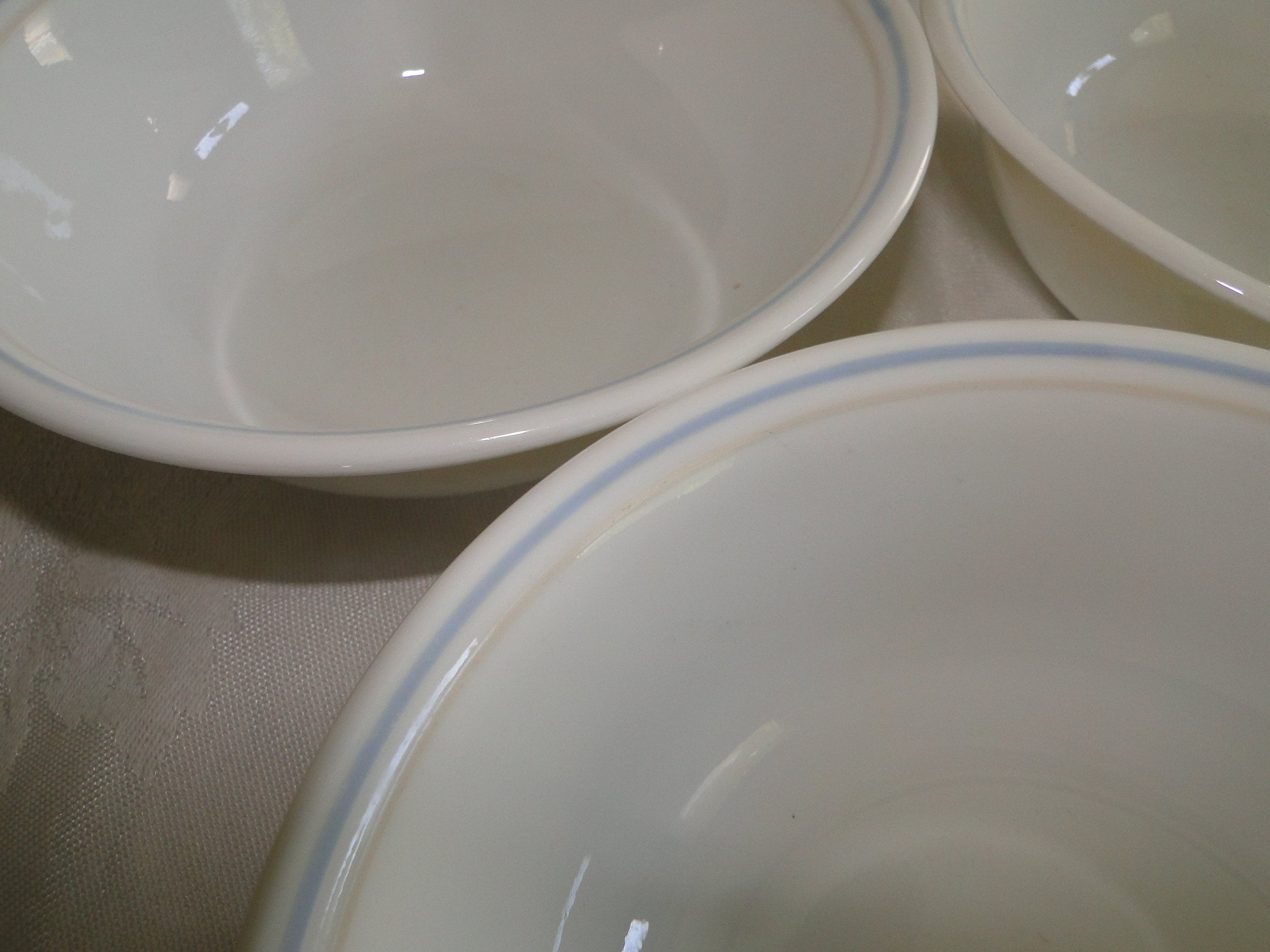 Lot of 3 Corning Corelle SEA AND SAND Pattern 6-1/4