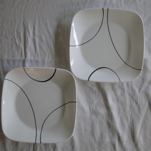 Set of Corning Corelle SIMPLE LINES Pattern 9