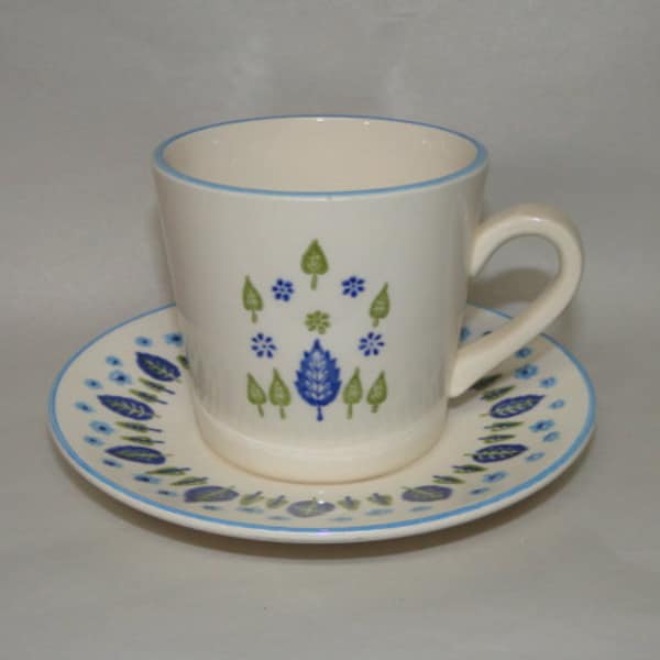 Marcrest / Stetson SWISS ALPINE Pattern Cup & Saucer Set