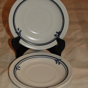 Set of 2 Pfaltzgraff WINDSONG Pattern Saucers