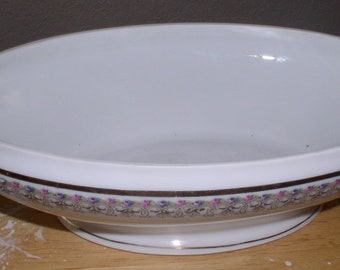 Fraureuth SAXONY Style Pattern #22529 Open Oval Vegetable Serving Bowl