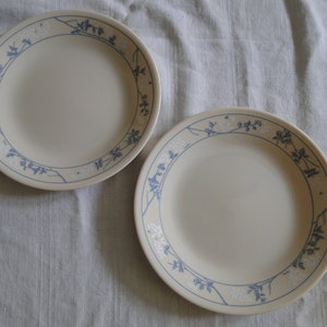 Set van 2 Corning Corelle EERSTE VAN DE LENTE Patroon 6-3/4&quot; Broodborden
