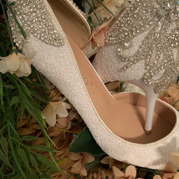 custom wedding heels