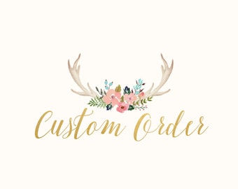 Custom Order For Sarah Stratton