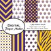 LSU Tigers Party Pack to use for scrapbooking, clipart, backgrounds, invitations, party supplies and more. Instant download.